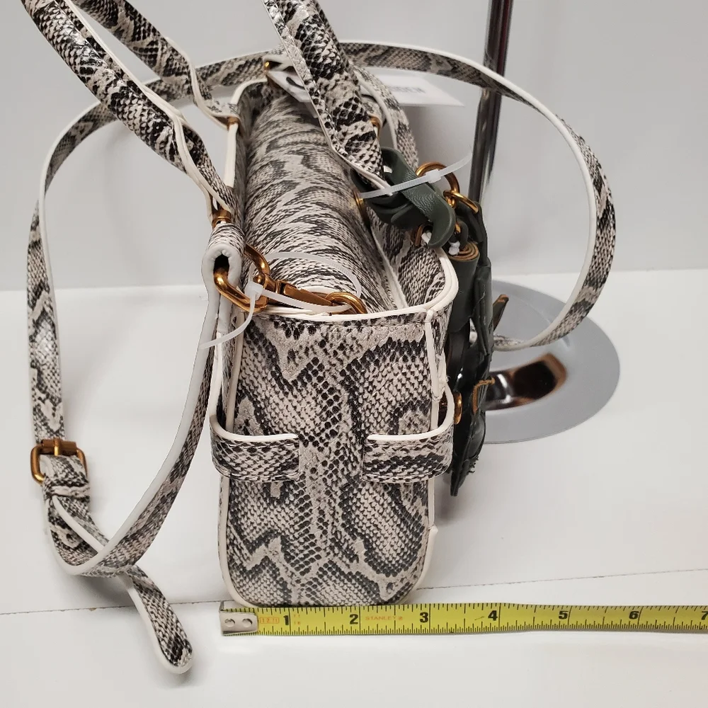 STEVE MADDEN BMEAD CROSSBODY BAG  SATCHEL  W HORSE TASSEL CHARM